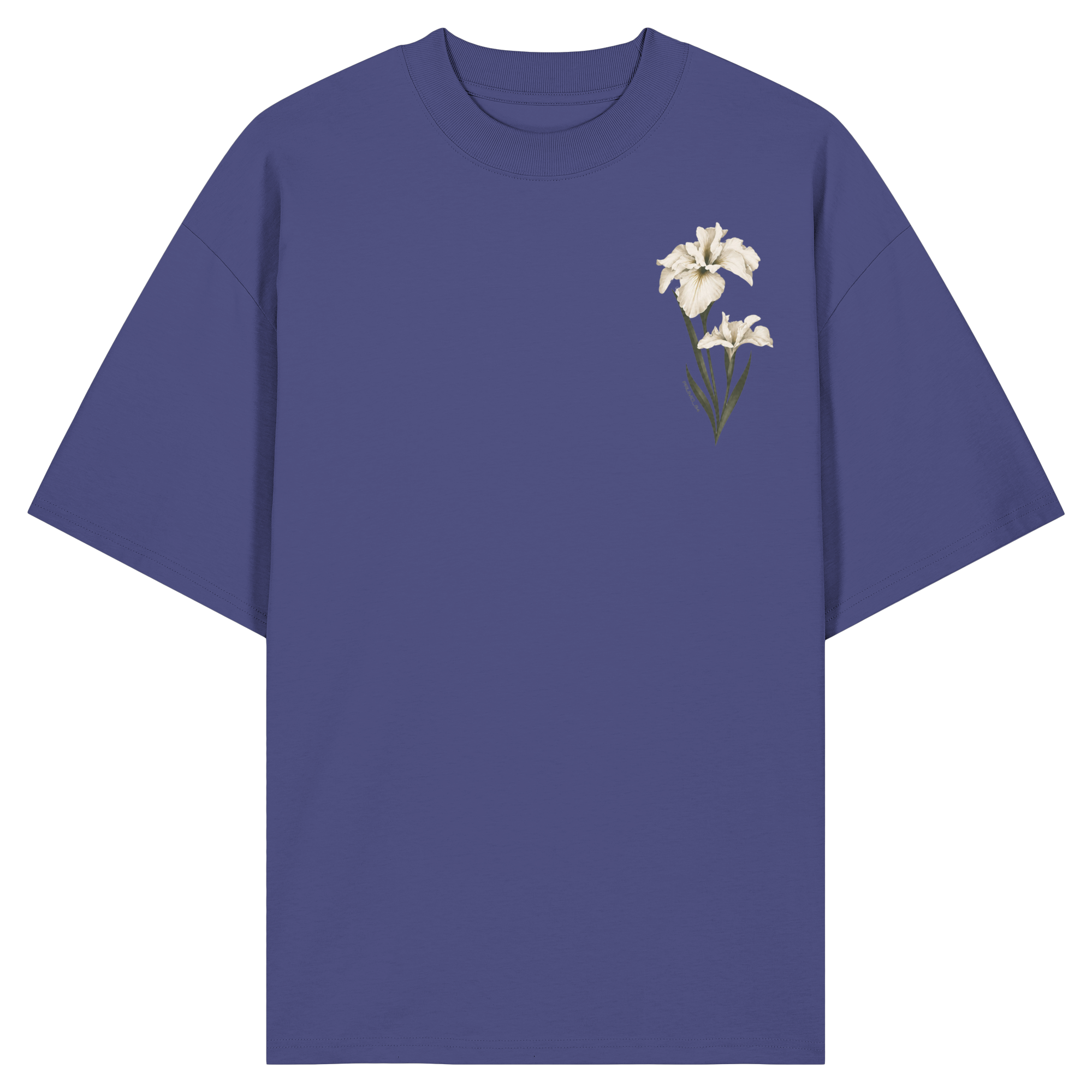 Flowers start.  - Organic Oversize Shirt