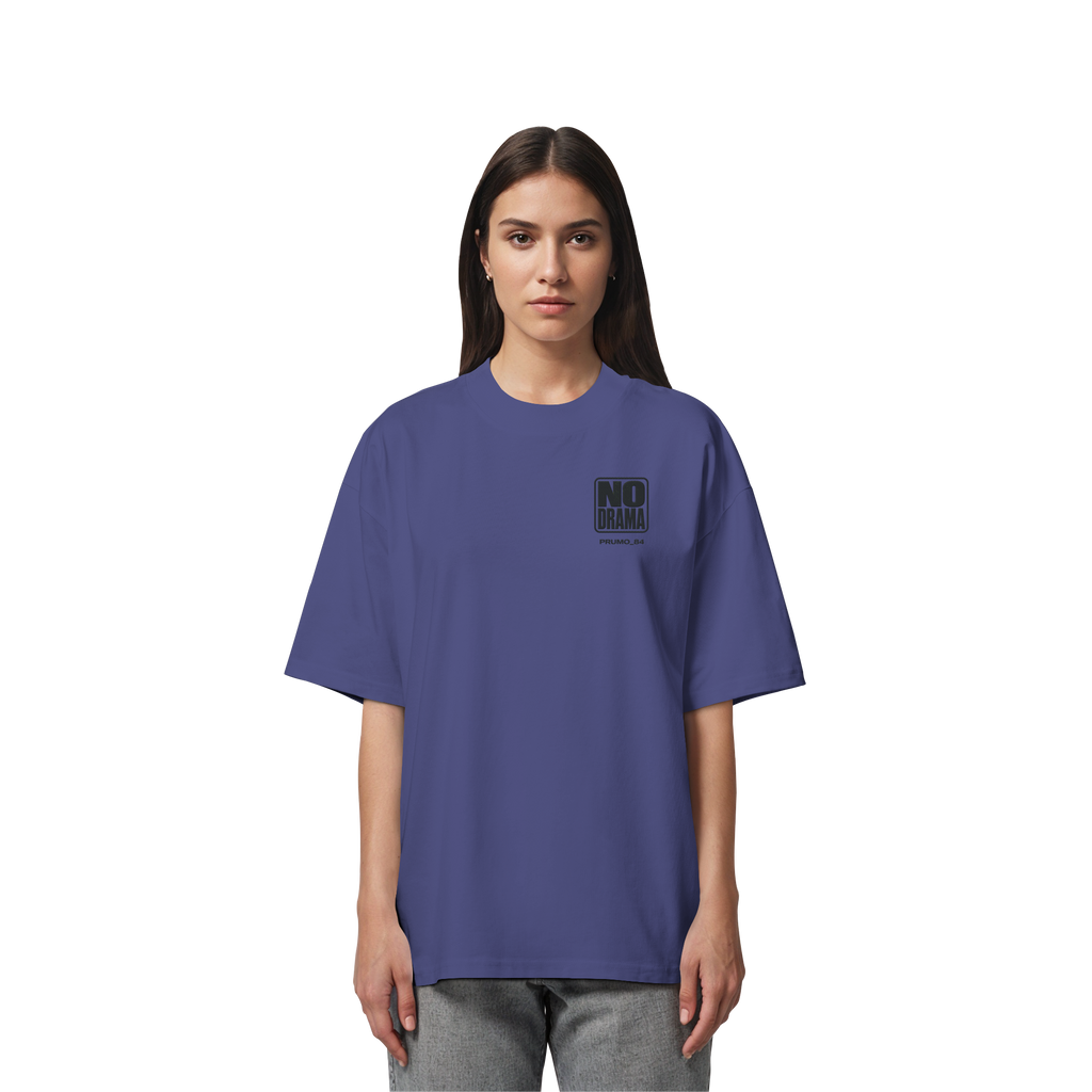 NO DRAMA FESTIVAL - Organic Oversize Shirt