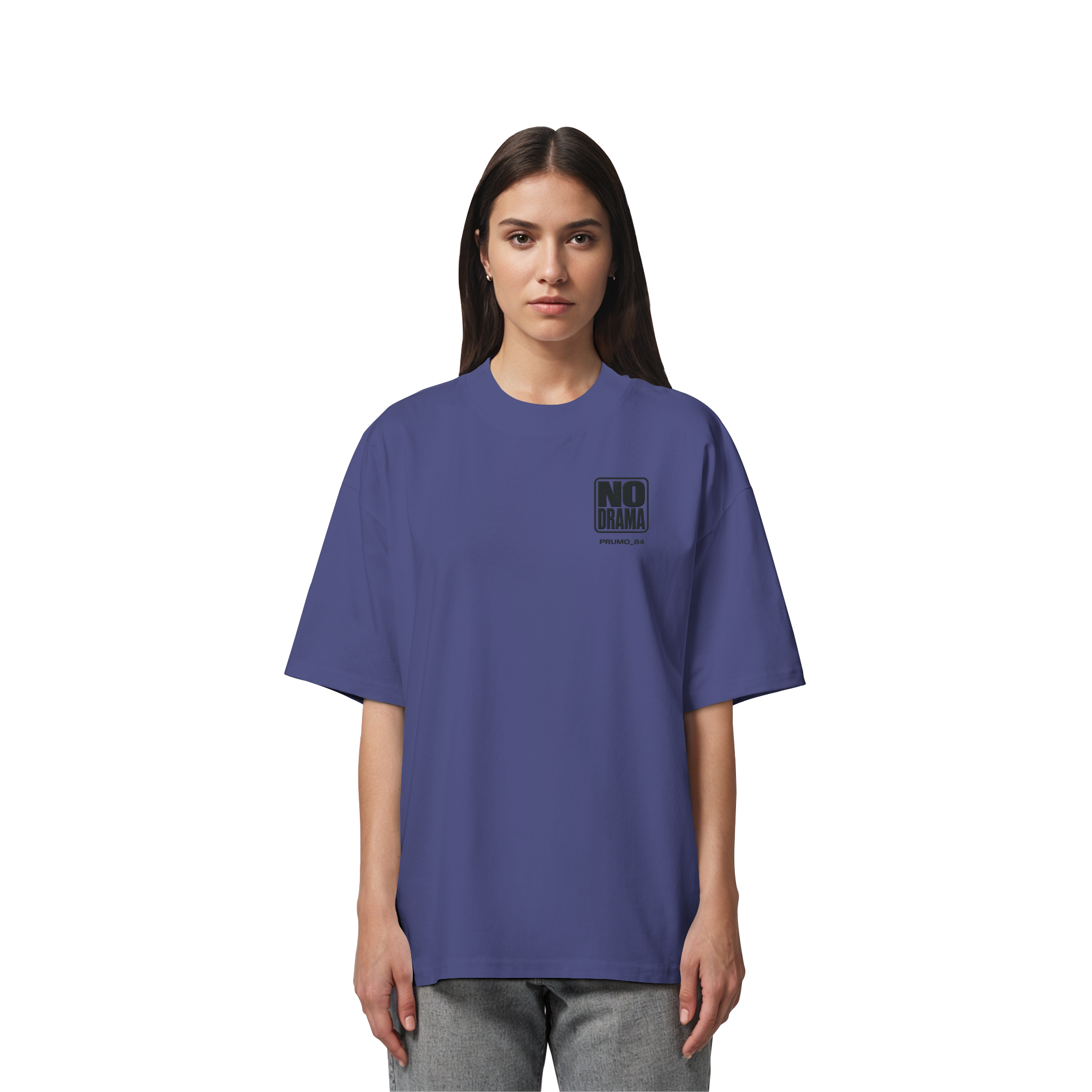 NO DRAMA FESTIVAL - Organic Oversize Shirt