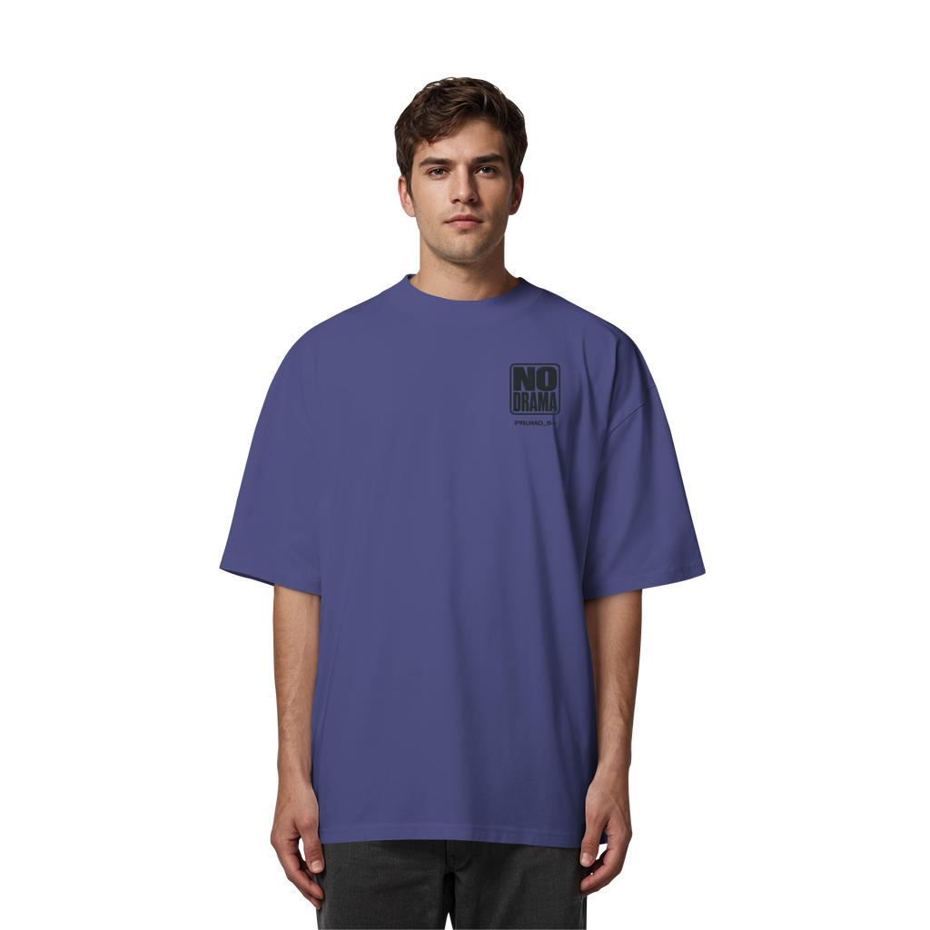 NO DRAMA FESTIVAL - Organic Oversize Shirt