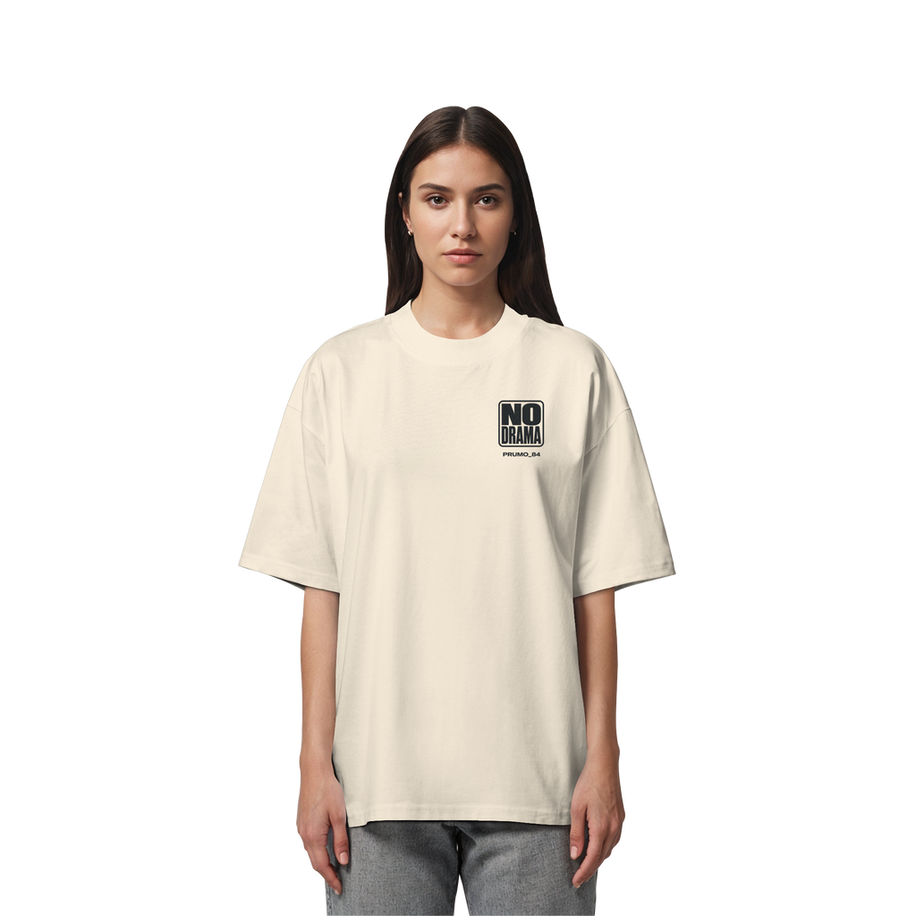 NO DRAMA FESTIVAL - Organic Oversize Shirt