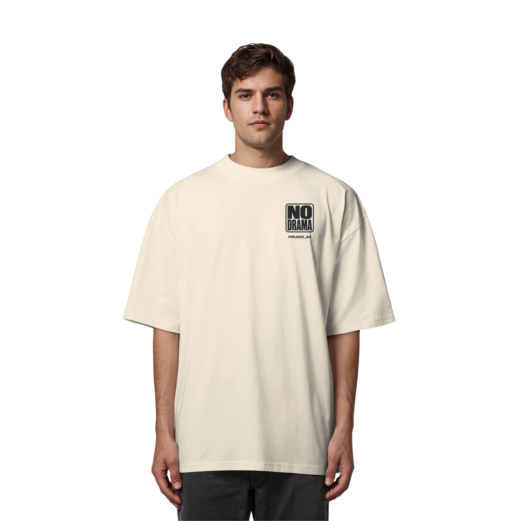 NO DRAMA FESTIVAL - Organic Oversize Shirt