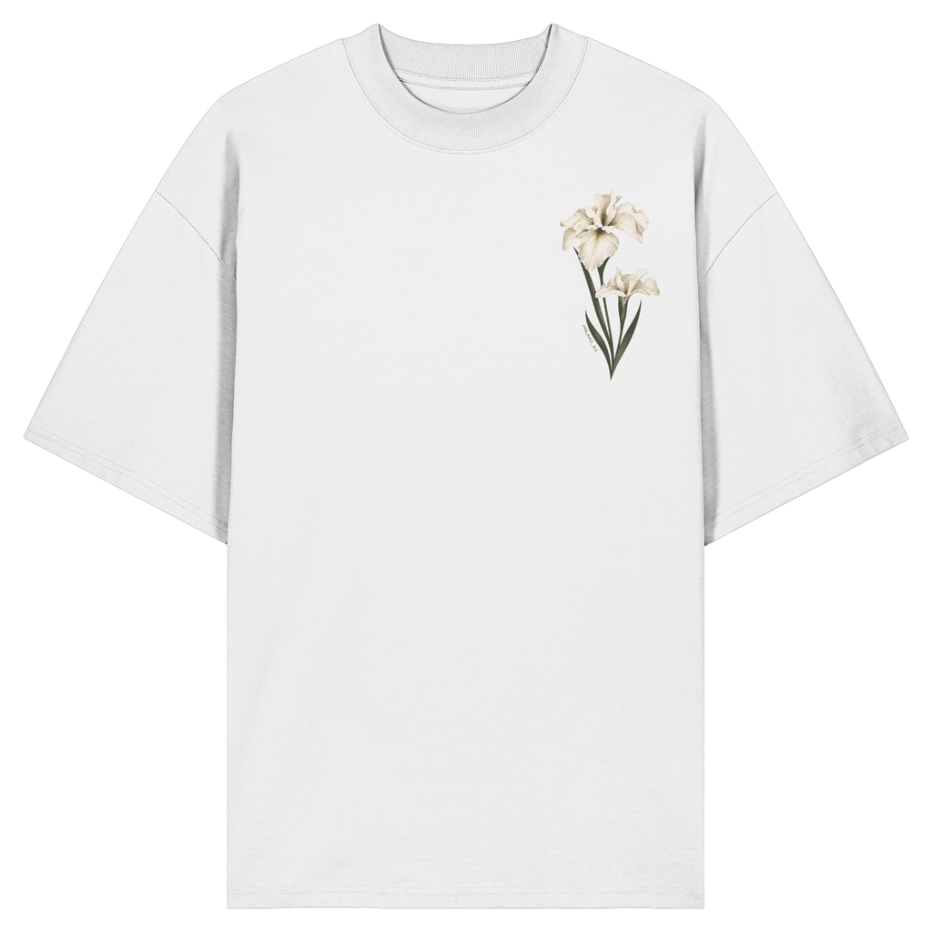 Flowers start.  - Organic Oversize Shirt