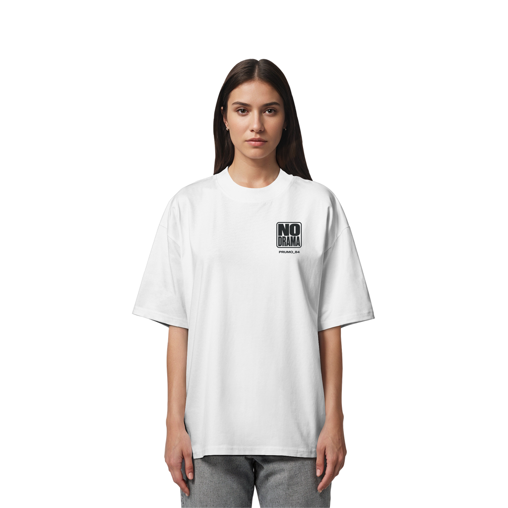 NO DRAMA FESTIVAL - Organic Oversize Shirt