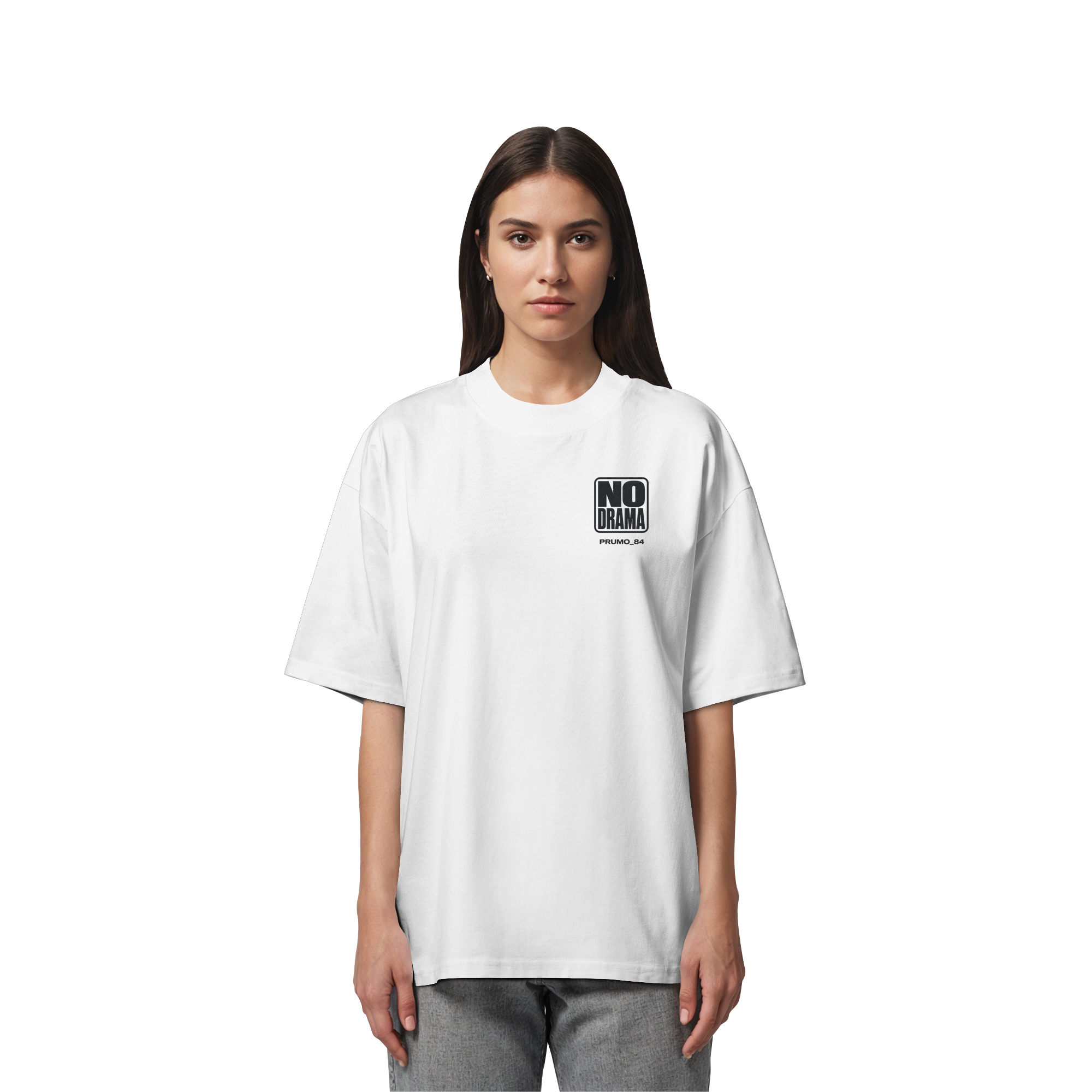 NO DRAMA FESTIVAL - Organic Oversize Shirt