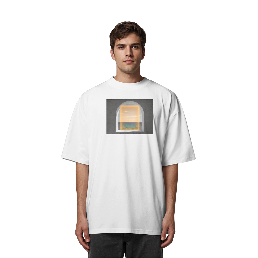 A glimpse of the vacations - Organic Oversize Shirt