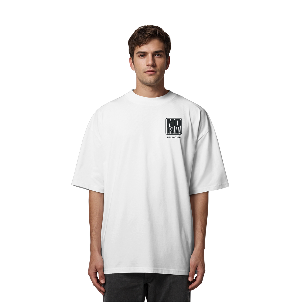 NO DRAMA FESTIVAL - Organic Oversize Shirt